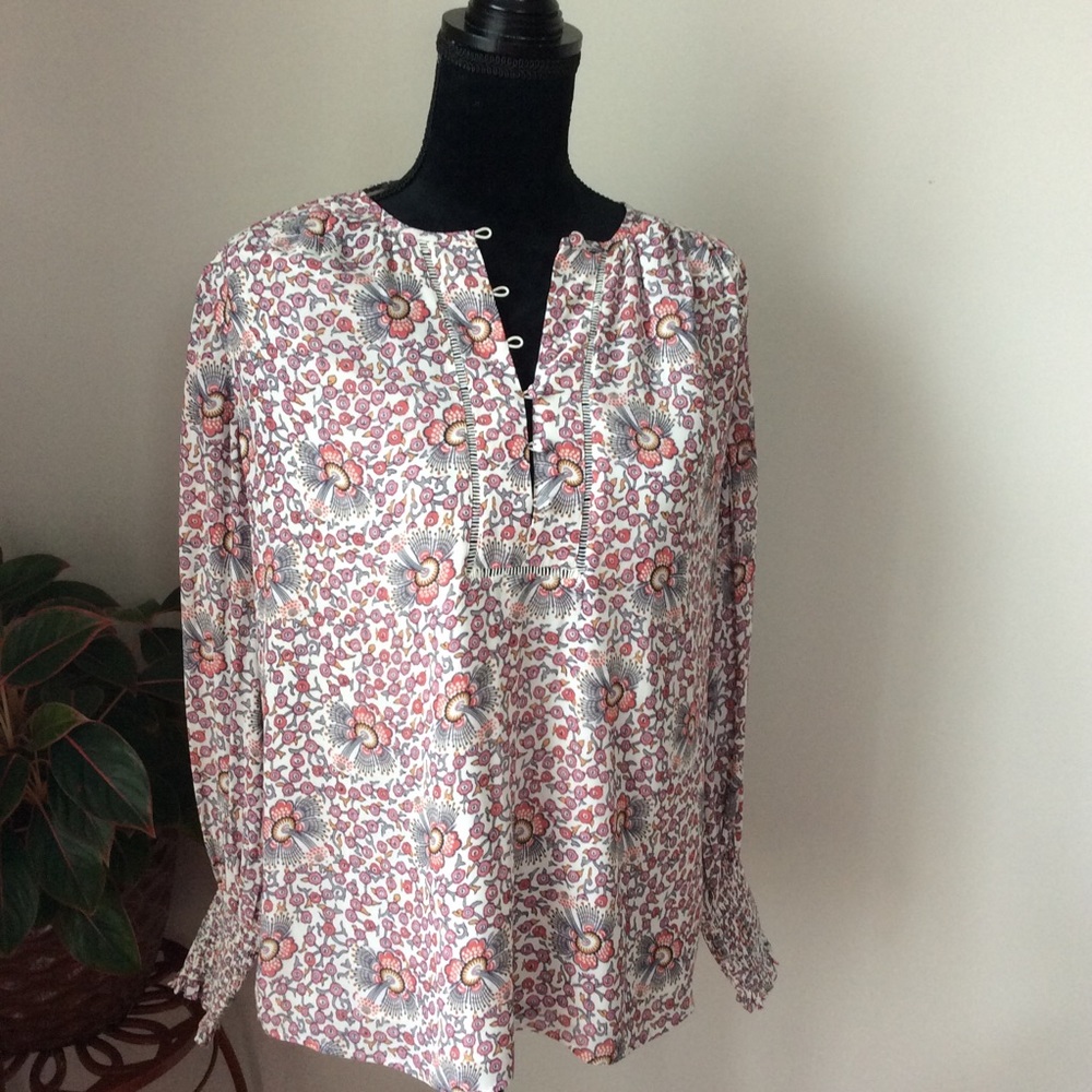 LOFT Blouse Long Sleeve XSmall